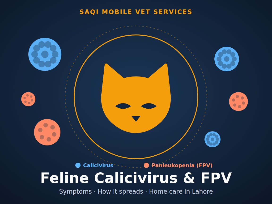 Feline Calicivirus and FPV care for cats in Lahore, Punjab